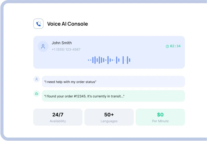 Voice AI – Inbound & Outbound Calls